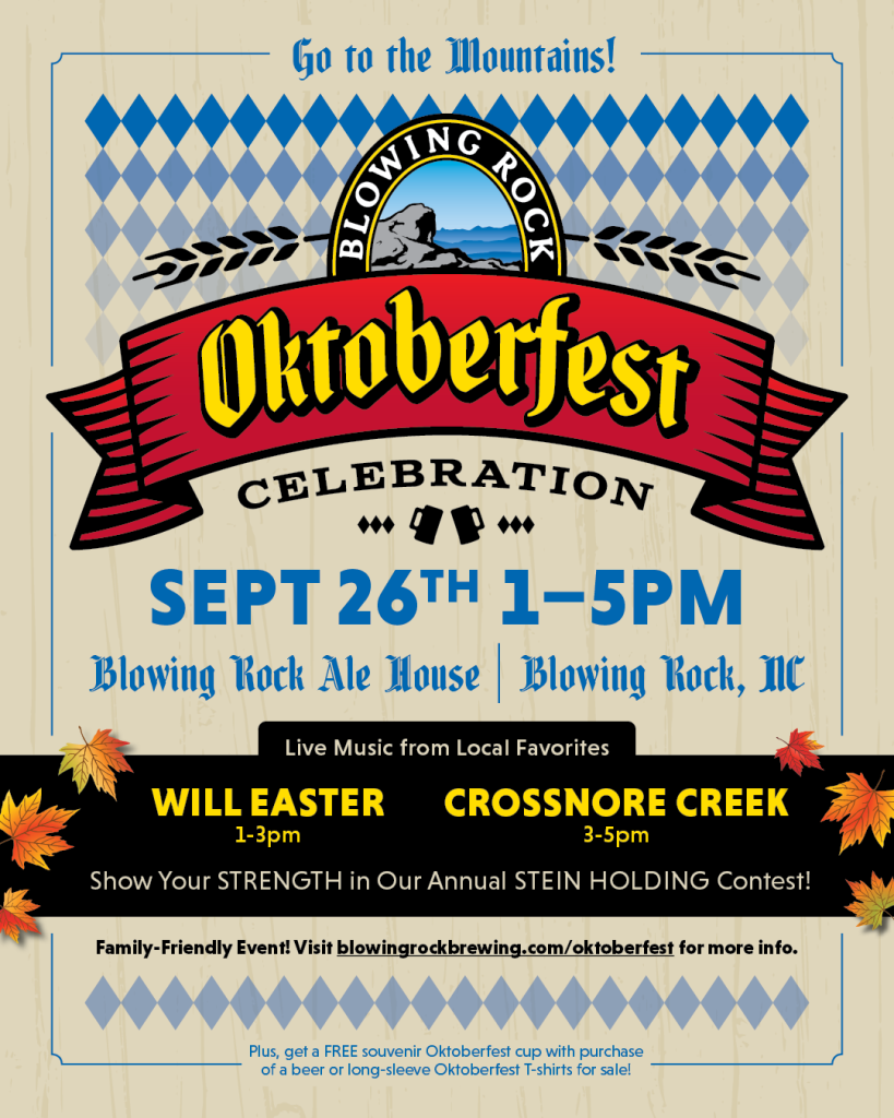 Blowing Rock Brewing Oktoberfest 2026