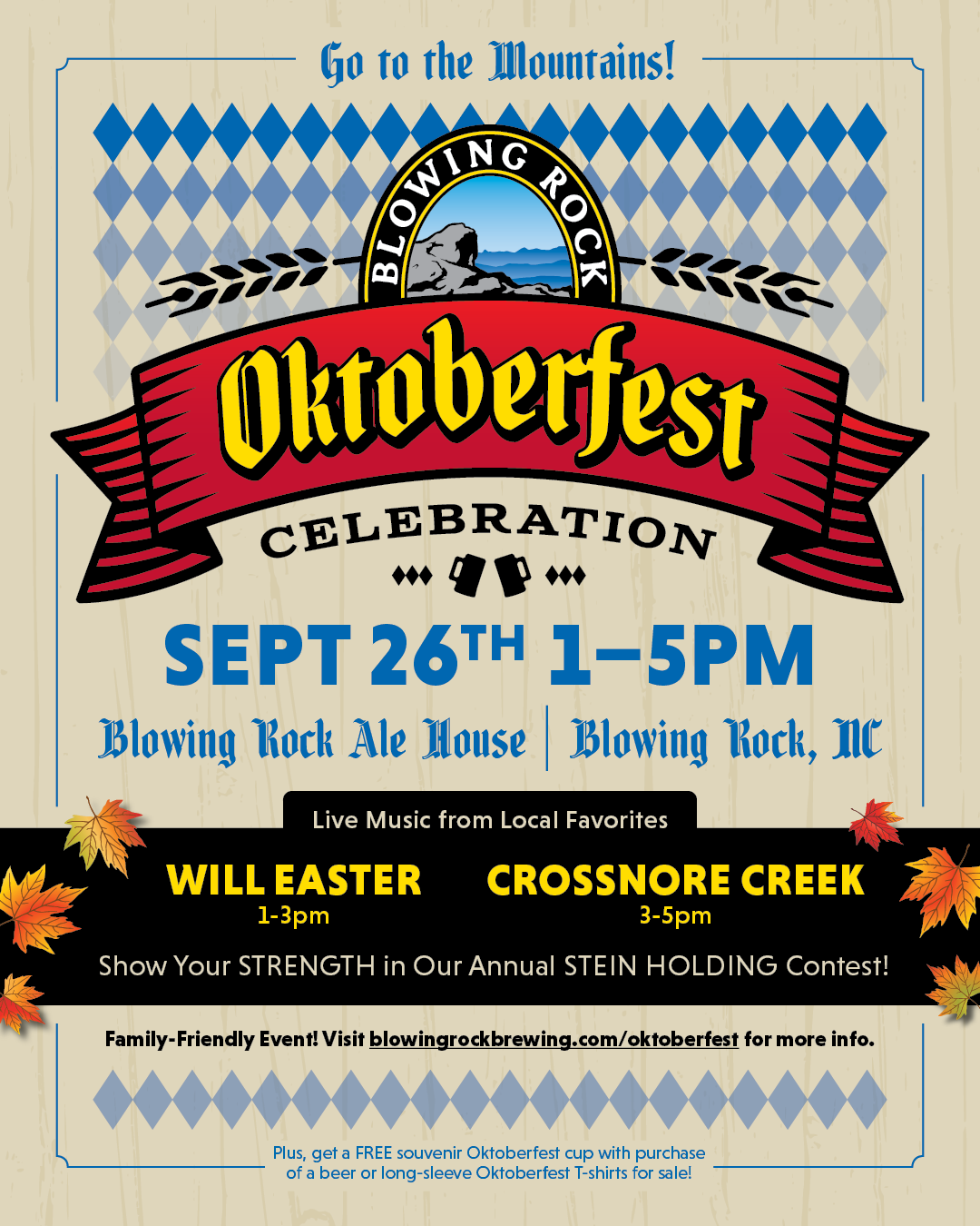 Blowing Rock Brewing Oktoberfest 2026